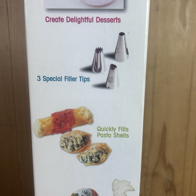 Salton Electric Cookie Press CKM25 Spritz Maker 12 Discs 3 Filler Tips Complete gallery