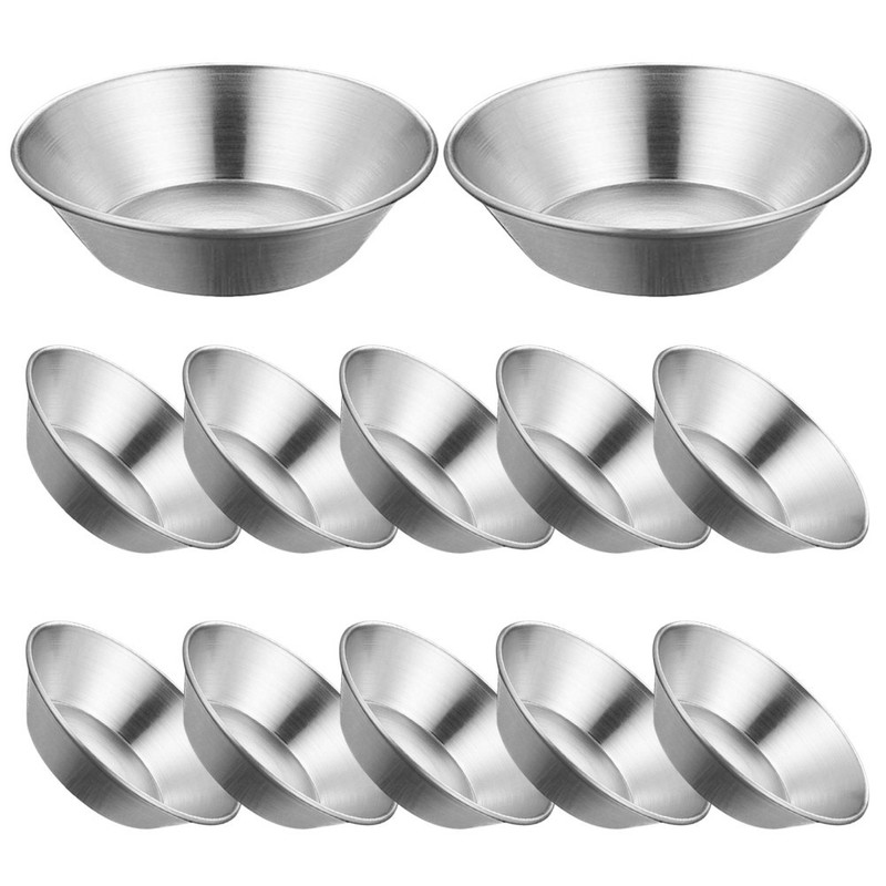 12 Pcs Egg Tart Mold Pastry Baking Pan Non Stick Oven Cake Mold for Party gallery