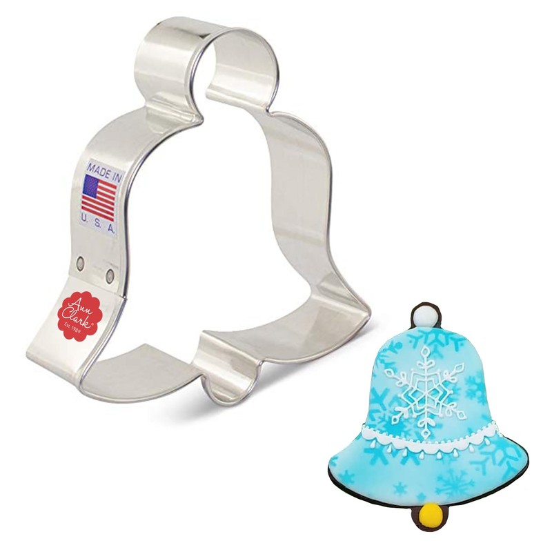 Ann Clark Christmas Church Bell Cookie Cutter, 3-3/4” Made in USA