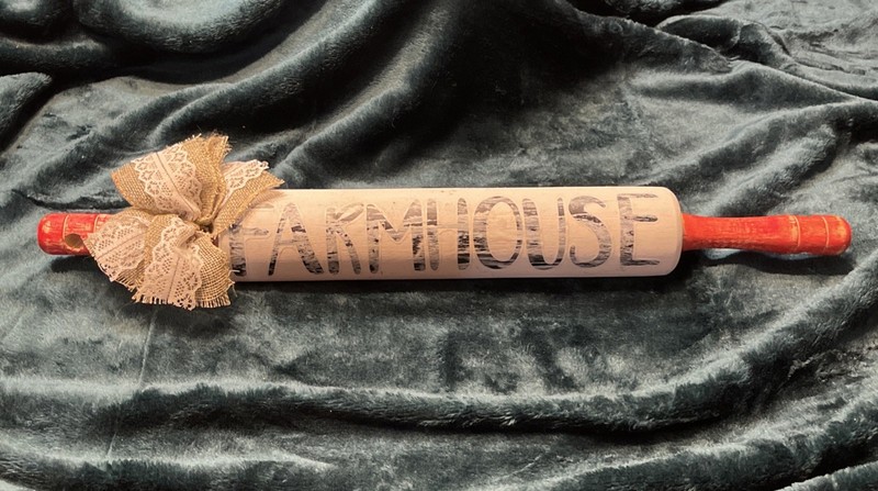 Primitive Decorative Rolling Pin Farmhouse Home Decor Collectable