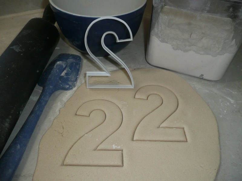 NUMBER TWO 2 BIRTHDAY ANNIVERSARY LARGE SIZE 4" COOKIE CUTTER USA PR3802 gallery