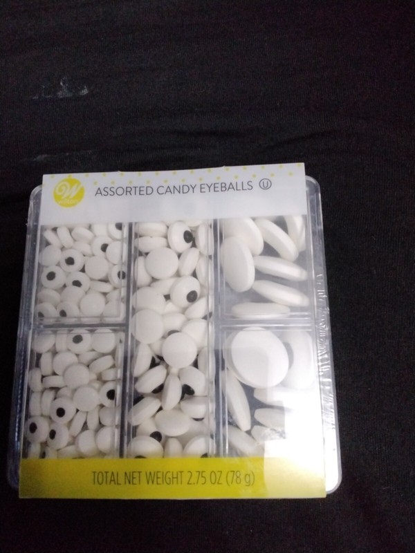 Assorted Candy Eyes Eyeballs Edible Sugar Royal Icing Wilton 3 szs for Cup Cakes gallery