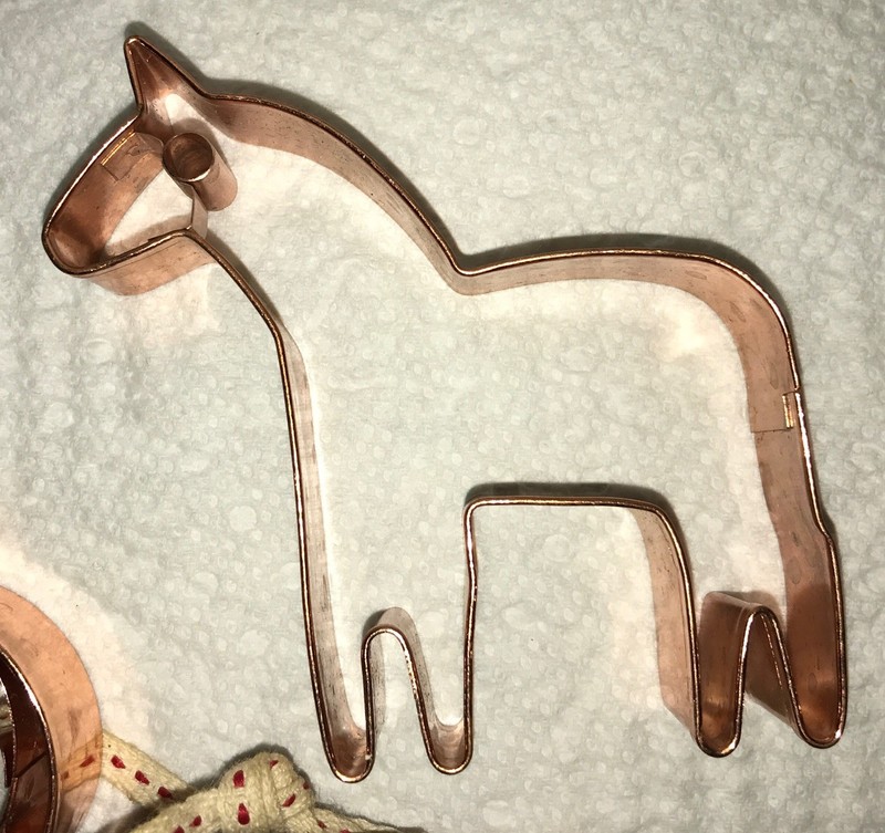Lot Of 5 World Market Cookie Cutters Owl Horse Christmas Tree Candy Cane gallery