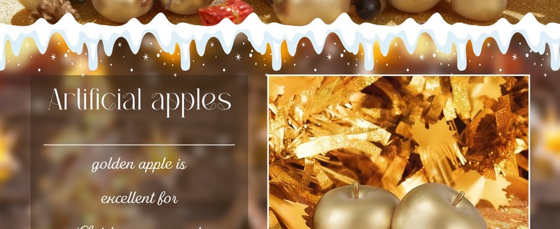 15Pcs Artificial Gold s Fruits,Decorative Fake Fruits Sets,Plastic gallery