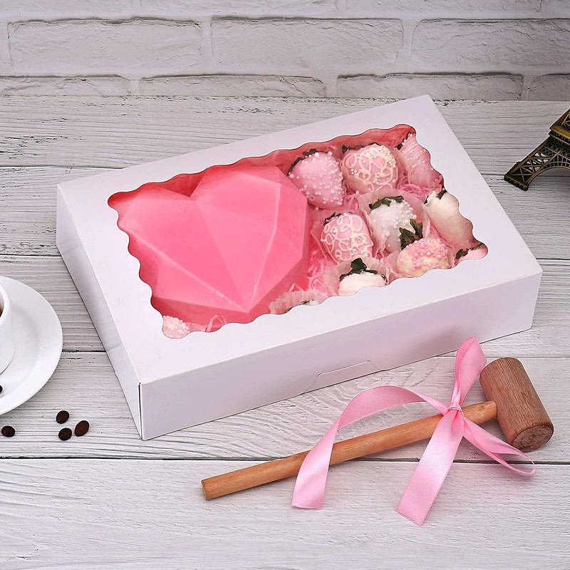 30 Durable Bakery Boxes with Window, Ideal for Elegant Pastry Presentation gallery