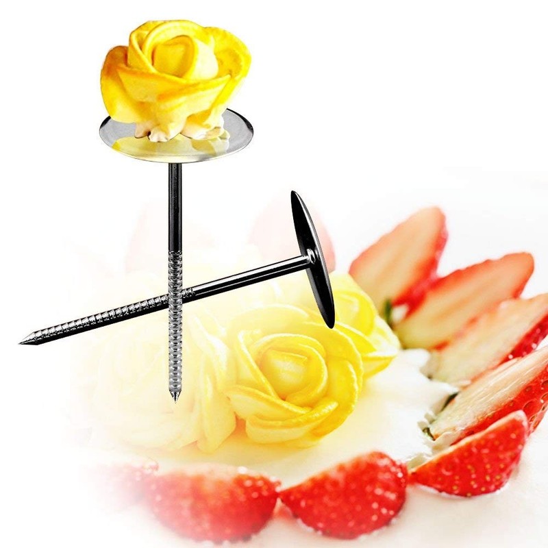 42Pcs Cake Decorating Supplies Set Flowers Icing Tips Nozzles + Coupler Bag Nail gallery