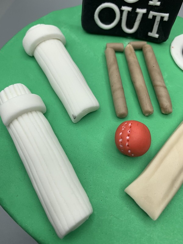 EDIBLE Cricket Cake Topper Cake Decoration. ￼ gallery