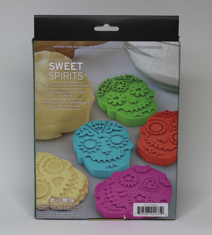 Fred Sweet Spirits Four Cookie Cutters Sugar Skulls Day Of The Dead Halloween gallery
