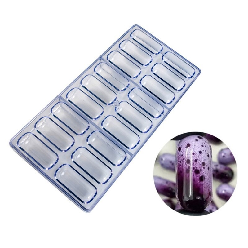 18 Slot Candy Mold for Homemade Chocolates and Sweet Grade Plastic Mould gallery