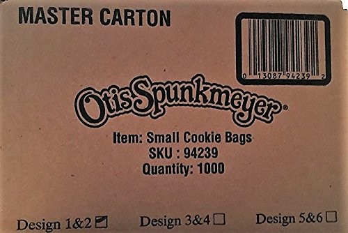 1,000-Count Disposable Paper Cookie Bags, White