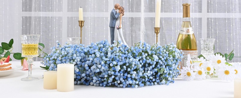 Babys Breath Artificial Flowers, 90 Pcs White Baby Breath Flowers gallery
