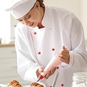 25 Inch Extra Large Piping Bags, 100 Pieces Thick Disposable Anti Burst Icing gallery