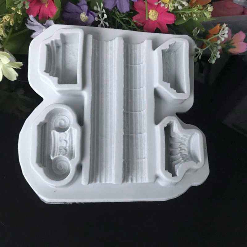 Fondant Silicone Mold Cake Decorating Roman Column DIY Chocolate Clay Candy Mold gallery