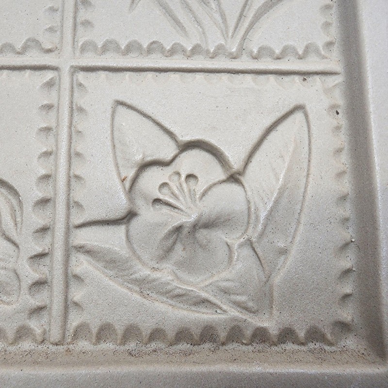 Brown Bag Cookie Art Flower Cut-Apart Cookie Mold 1995 Hill Design Beige Ceramic gallery