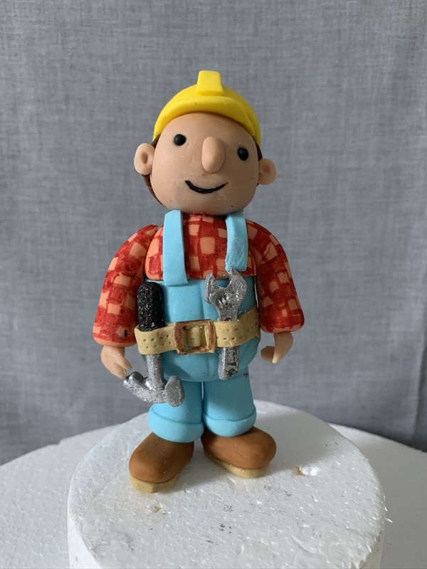 Edible Bob The Builder Cake Topper Cake Decoration Birthday Gift Boys Birthday