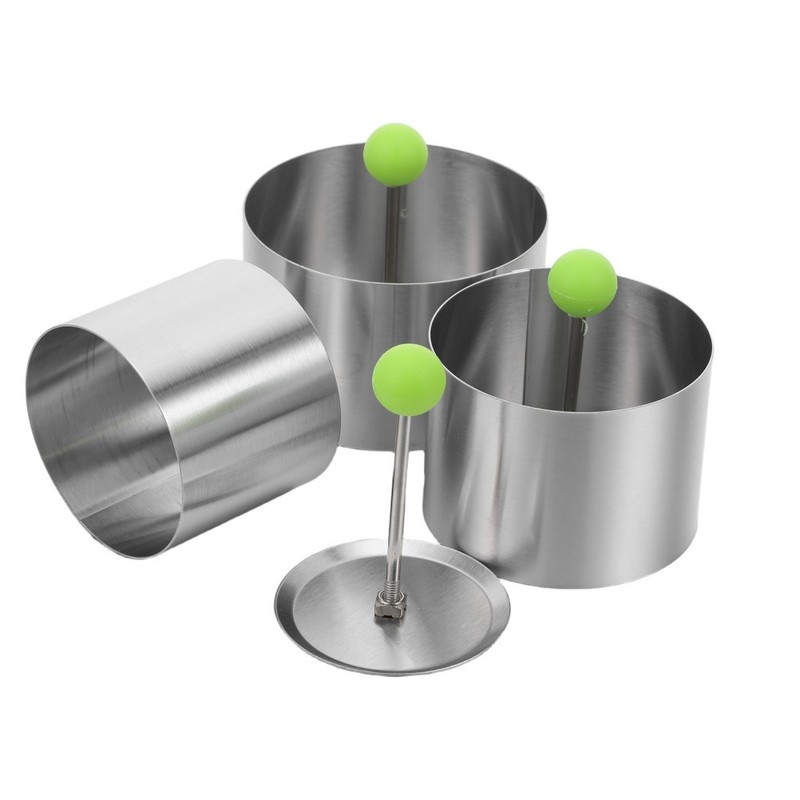 3 Pcs Circle Mousse Mold Cooking Cake Food Molds for Plating gallery