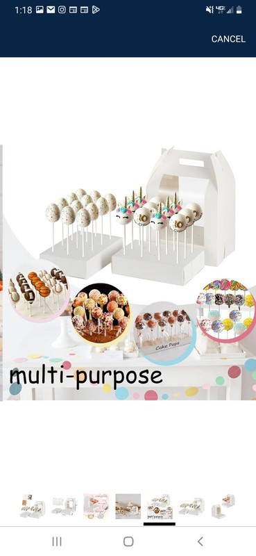 Cake pop boxes 4 pcs Cakesicle Packaging Boxes for Cake pop and Cakesicle Sta... gallery