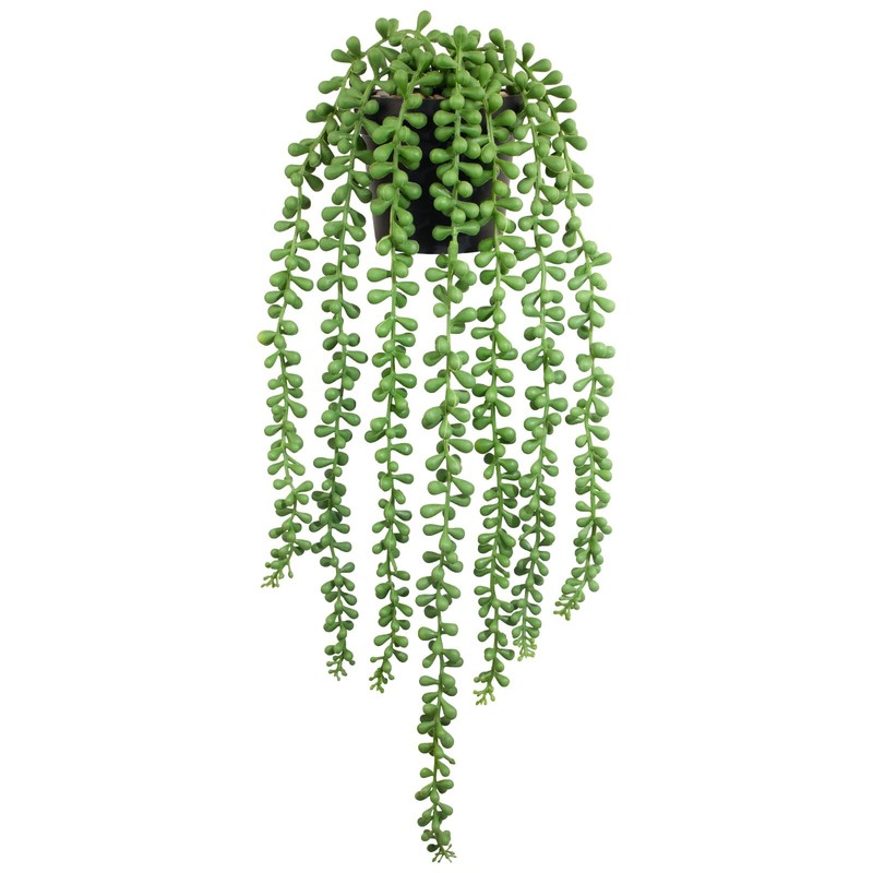 LUZOGA Realistic Artificial String of Pearls Plant – 1Pcs,