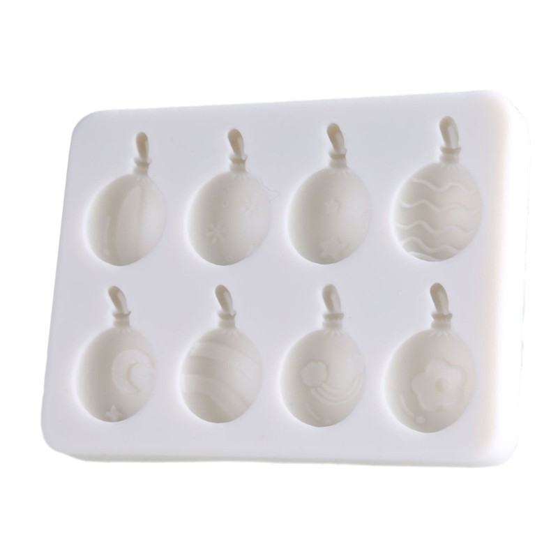 Functional Silicone Fondant Moulds for Cake Embellishments with Balloon Designs