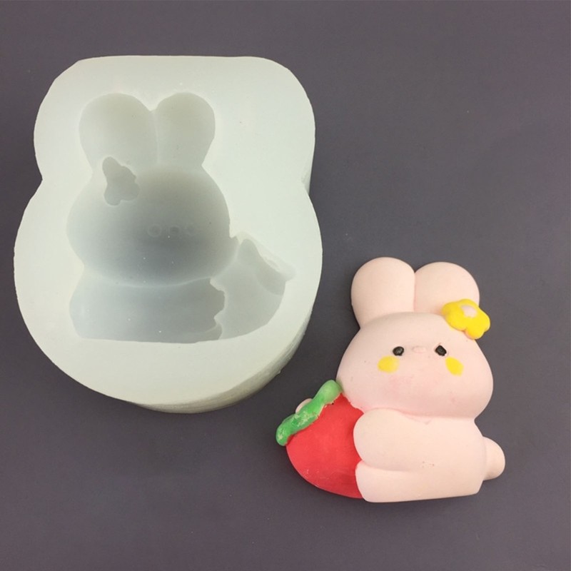 3D Cartoon Rabbit Fondant Mold Biscuits Mold DIY Cartoon Press Baking Mold gallery