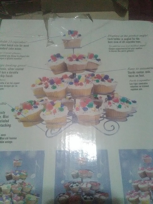 IMPERIAL 3 Tier Risers desert Display Stand for 23 Cupcake muffins NW1050 gallery