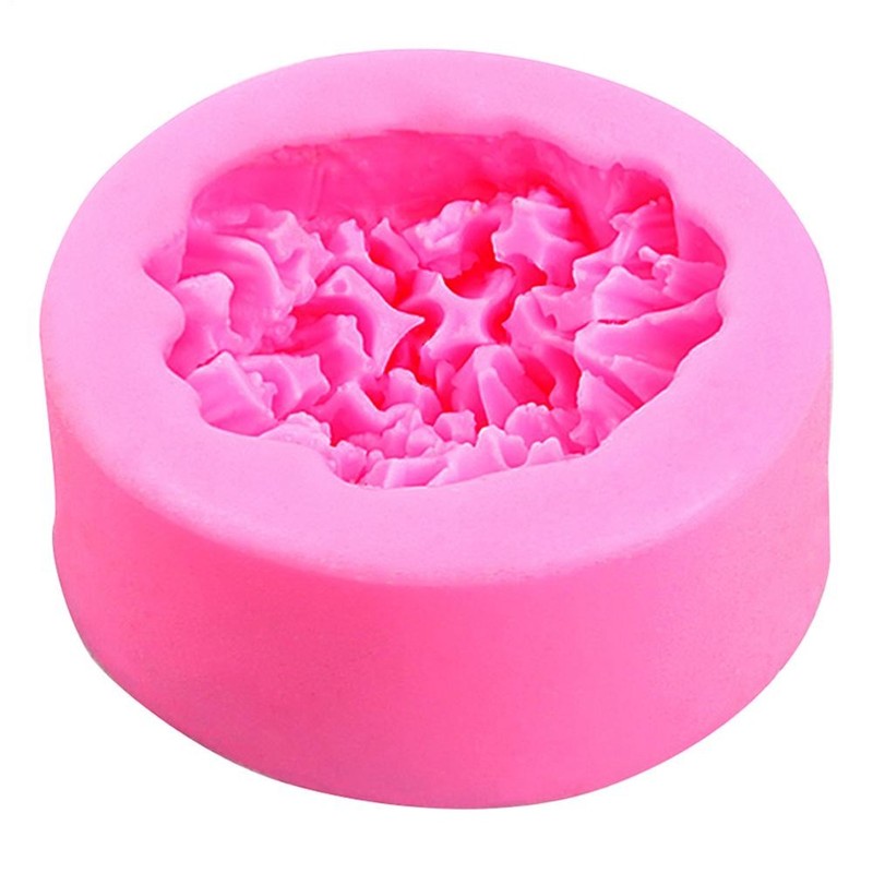 Carnation Flower Shaped Mould Soap Aromatherapy Candle Silicone DIY Plaster Mold gallery