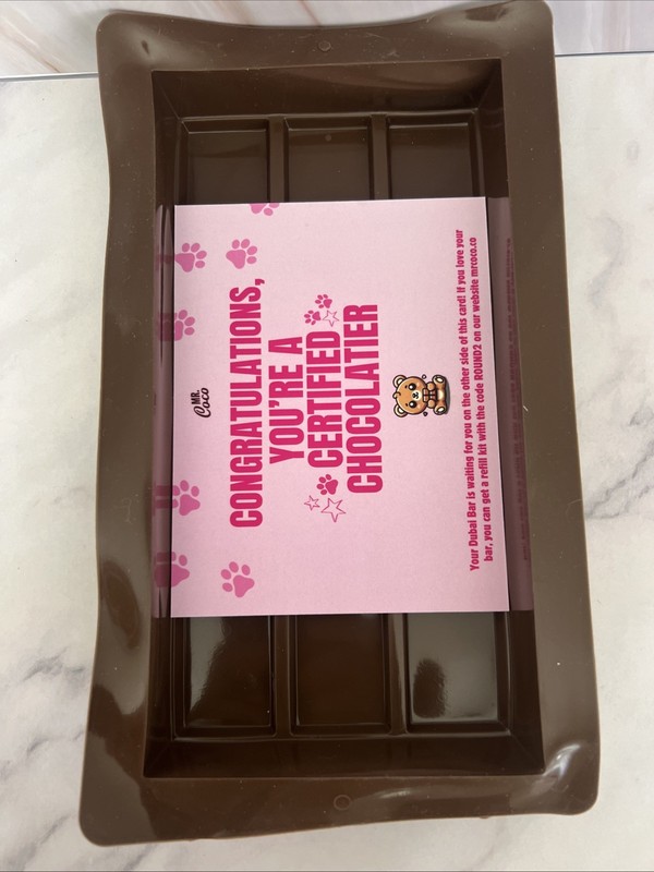 JUMBO Chocolate Bar Mold For Deep Dubai Large Silicone Chocolate