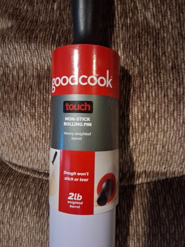 BRADSHAW HOME GOODCOOK TOUCH NON-STICK ROLLING PIN 2 LB WEIGHTED BARREL NEW gallery