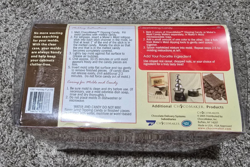 Brand New 2005 ChocoMaker Holiday Fun Molds Set Candymaker Collection gallery
