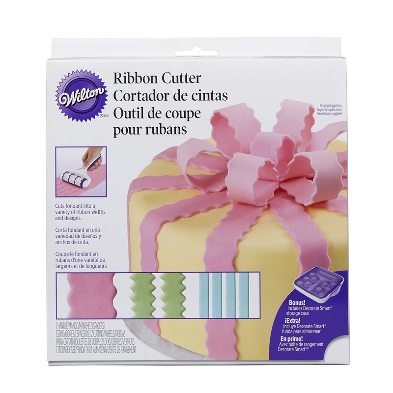 Wilton Fondant Ribbon Cutter Set - Create Fondant Ribbons For Cakes Cupcakes gallery
