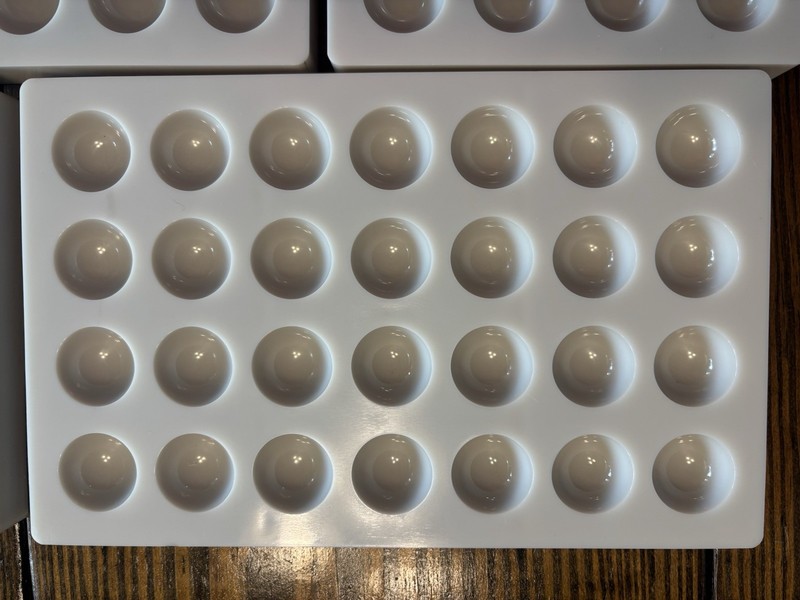 Cacao Barry Polycarbonate chocolate Moulds, Professional, Half Sphere 1-5 Ct gallery