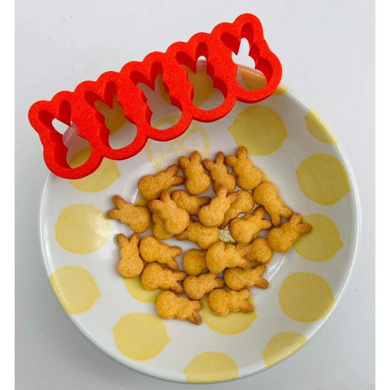 Mini Easter Bunny Cookie Cutter, 1" Made in USA by Mighty Gadget (5 bunny) gallery
