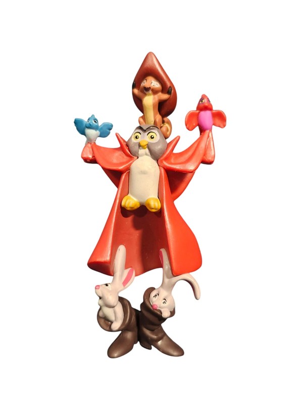 Disney Sleeping Beauty Owl Prince Phillip Cake Topper PVC Figure Figurine 4”