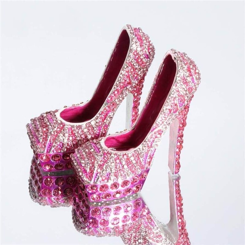 Resin, plaster, candle, soap mold 2 pieces High Heel Shoe mold gallery