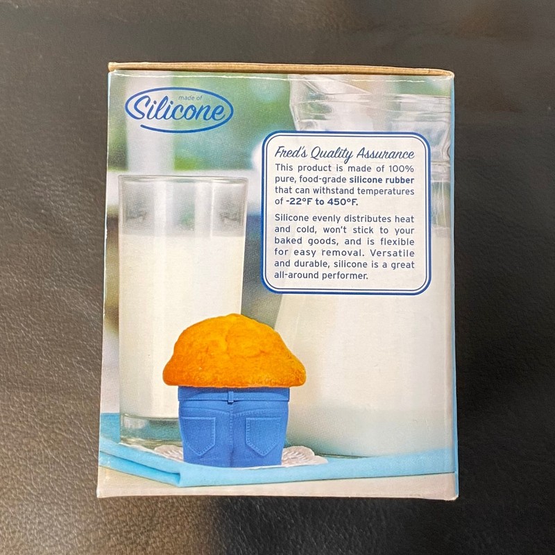 New Genuine Fred Muffin Tops Silicone Baking Cups (4pcs) - NIB gallery