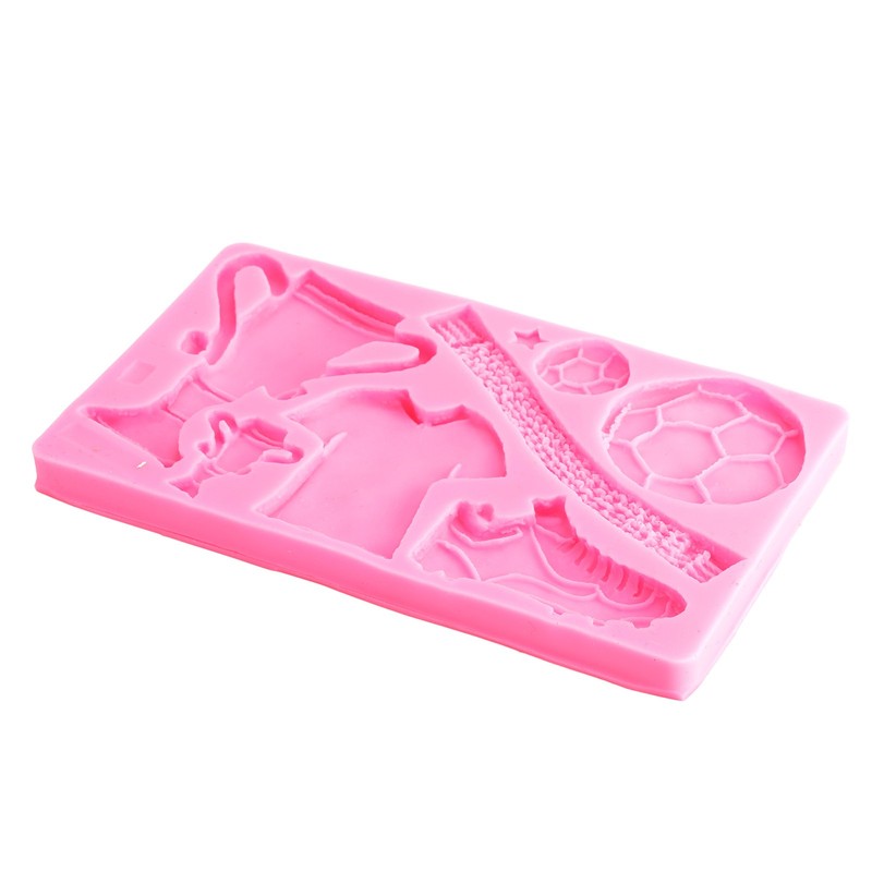 Pink Football Trophy Silicone Fondant Mold DIY Baking gallery