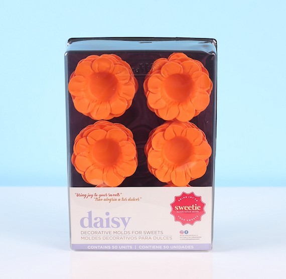 Wholesale Daisy Flower Candy Cups 6 Pack Case: Orange - 50% OFF Retail gallery