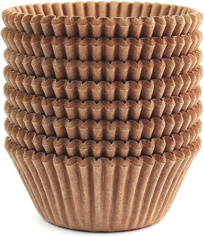 Versatile 200 Pcs Baking Cups - Natural Paper Cupcake Liners for All Occasions gallery