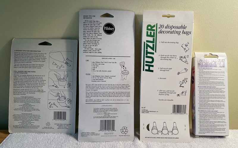 ICING BAGS AND TIPS BY HOAN, PILLSBURY, HUTZLER AND WILTON gallery
