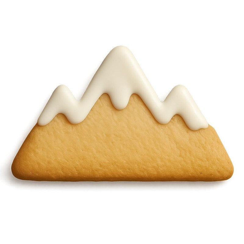Mountains Cookie Cutter - 4.25 x 2.25 inches (Random Color) gallery