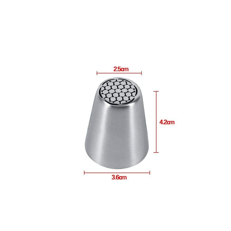 Russian Piping Tips Set, 6 Pcs Russian Tips for Cake Decorating, Large Piping... gallery