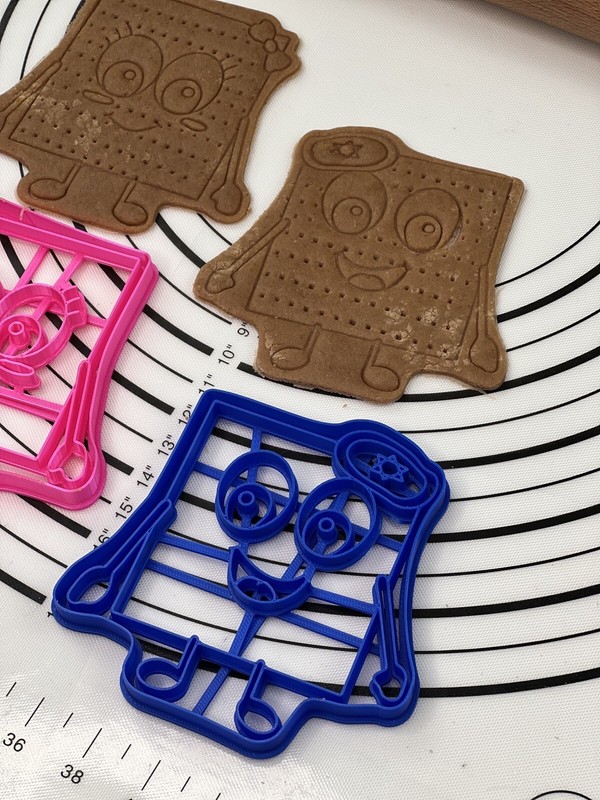 Set of 2 Matzah Boy and Girl Cookie Cutter & Mold Produced by 3D Kitchen Art gallery