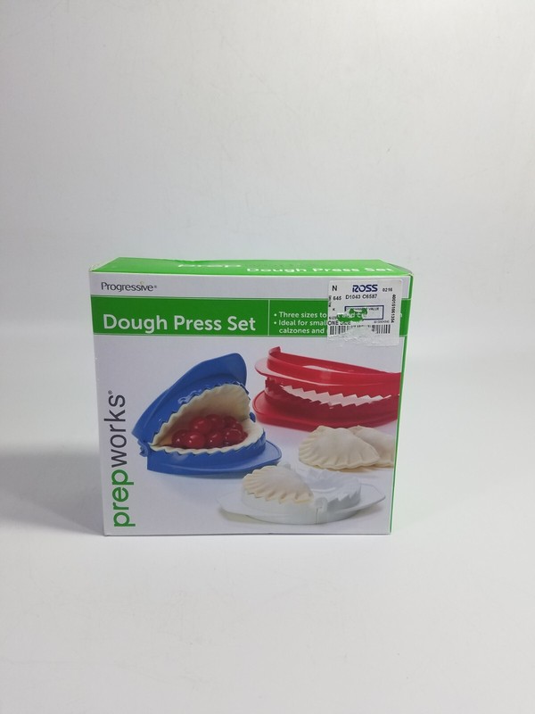 3pc Dough Press Set for Empanadas, Pierogies, Pies, Calzones w/ Crimped Edges gallery