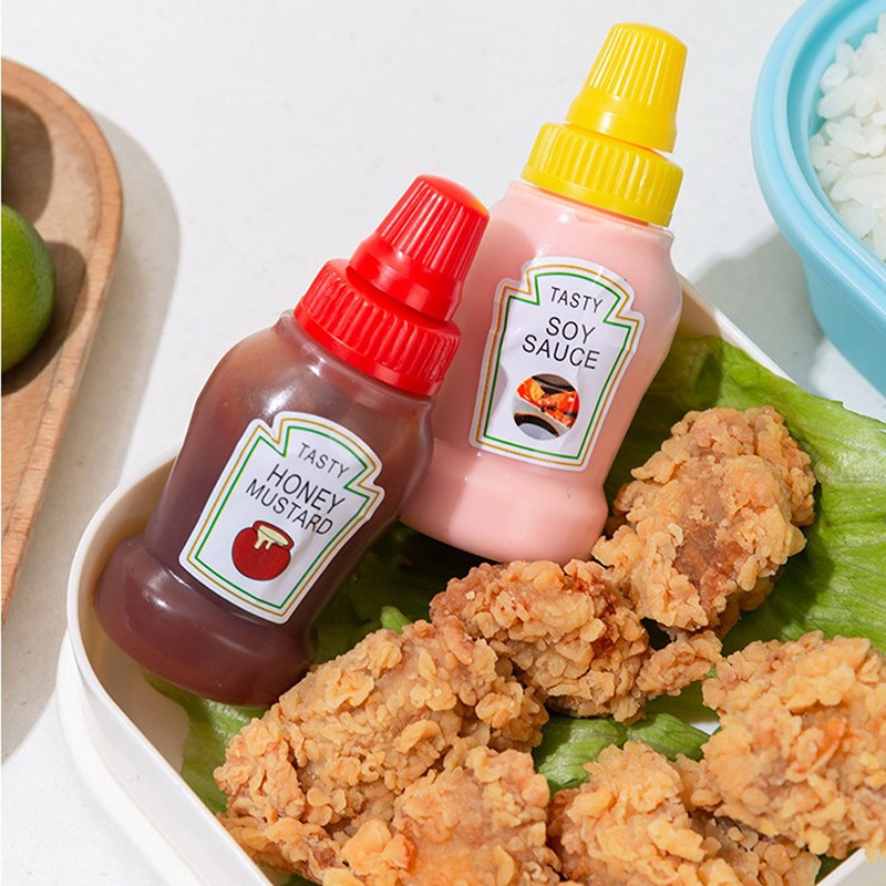 Mini Portable Small Sauce Container Tomato Gravy Salad Dressing Oil Bottle gallery