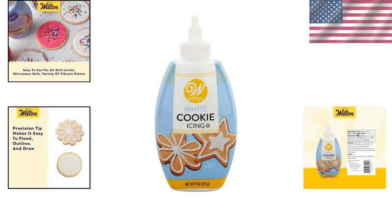 Fast-Drying Wilton Squeeze Bottle Icing - Ideal for Sugar Cookies & Gingerbread gallery