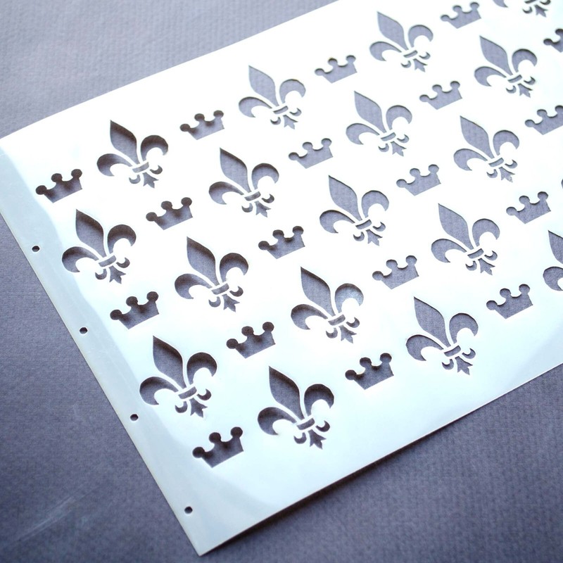 Cake Stencil Lily for Buttercream Cake Border Stencil Cake Decorating Supplies gallery