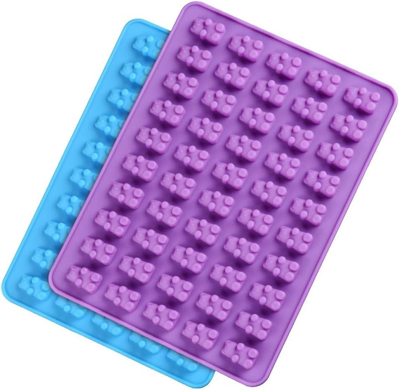 Gummy Molds Bear Candy Silicone - Mini Size Chocolate Gummy Molds with 2 Dropper gallery