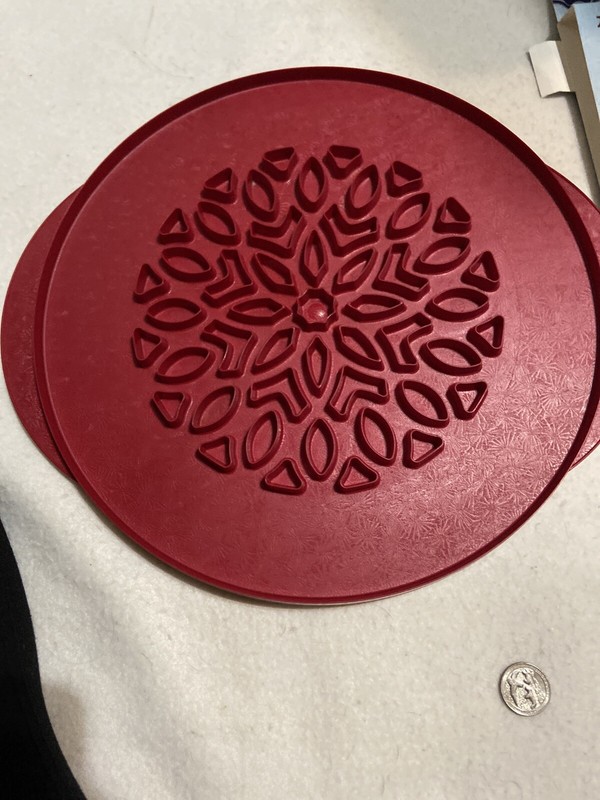 Nordic Ware Lattice & Hearts Reversible Pie Top Cutter Lattice and Hearts NEW P2 gallery