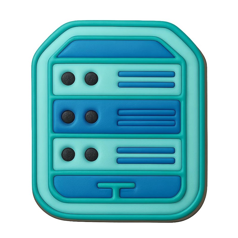 Stacked AI Datacenter Cookie Cutter & Stamp, Fondant & Clay - 3x4 gallery
