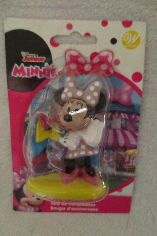 Disney Minnie Mouse Birthday Candle Cake Topper Wilton New gallery